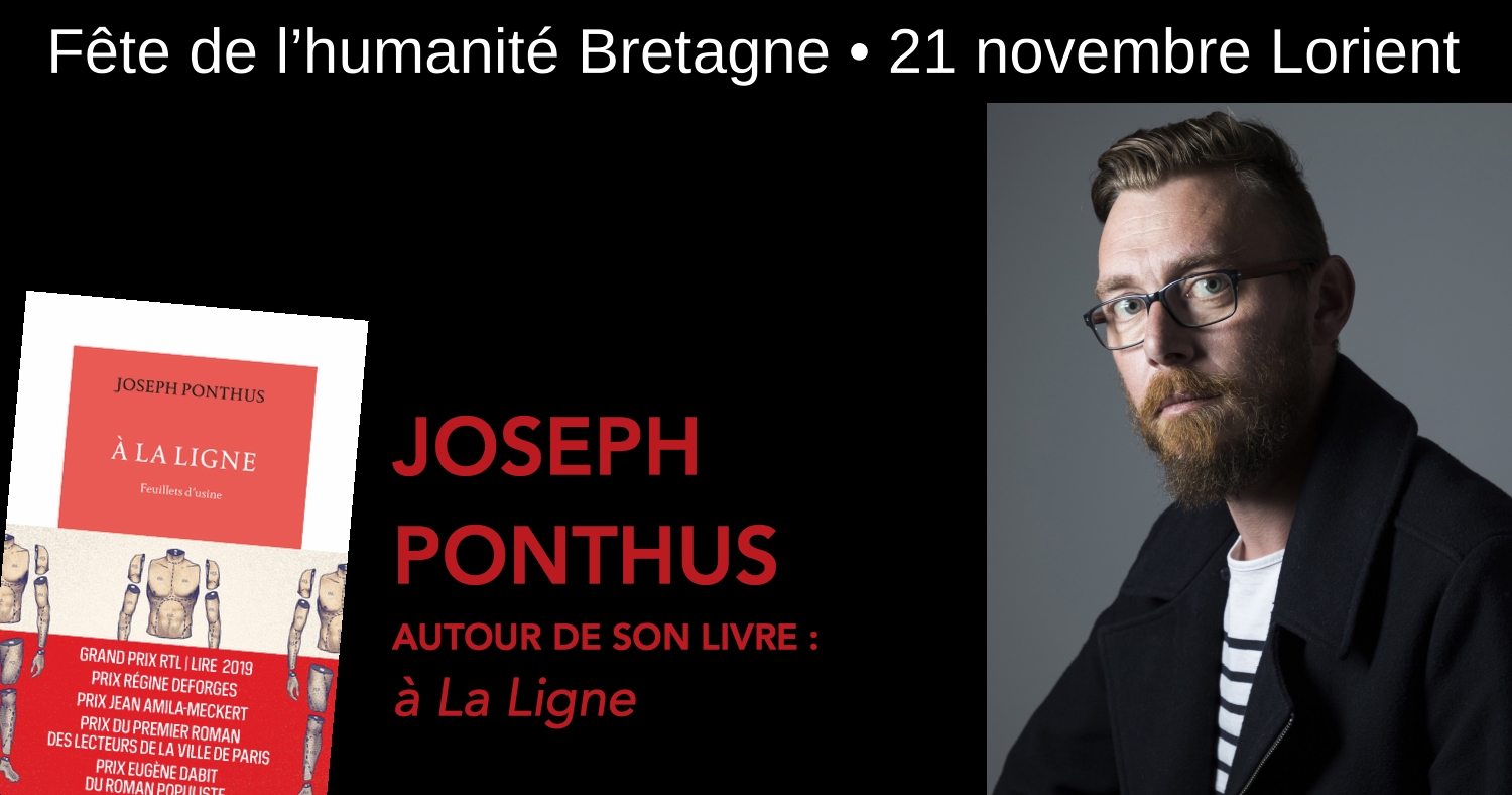 Rencontre avec Joseph Ponthus à Lorient